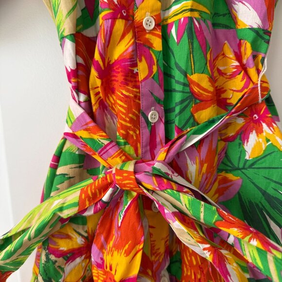 Flying Tomato Summer Journey Floral Mini Dress  Floral Tropical colors Small - Picture 5 of 11
